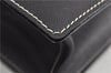 Authentic Burberrys Vintage Leather Business Briefcase Black 7405F