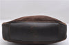 Authentic GUCCI Vintage Bamboo 2Way Shoulder Hand Bag Suede Leather Brown 7409C