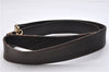 Authentic GUCCI Vintage Bamboo 2Way Shoulder Hand Bag Suede Leather Brown 7409C