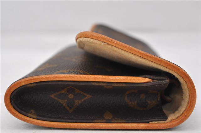 Authentic Louis Vuitton Monogram Pochette Twin PM Shoulder Bag M51854 LV 7413E