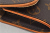 Authentic Louis Vuitton Monogram Pochette Twin PM Shoulder Bag M51854 LV 7413E