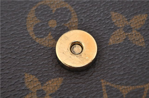 Authentic Louis Vuitton Monogram Pochette Twin PM Shoulder Bag M51854 LV 7413E