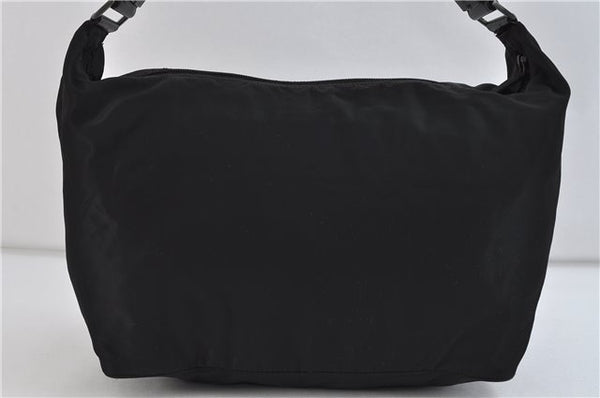 Authentic PRADA Nylon Leather Shoulder Bag Purse Black 7416C