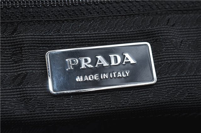 Authentic PRADA Nylon Leather Shoulder Bag Purse Black 7416C