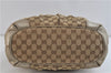 Auth GUCCI Sukey 2Way Shoulder Hand Bag GG Canvas Leather 247902 Brown 7417C