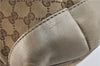 Auth GUCCI Sukey 2Way Shoulder Hand Bag GG Canvas Leather 247902 Brown 7417C