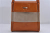 Authentic GUCCI Shoulder Hand Bag Purse Enamel Suede Orange Junk 7419C