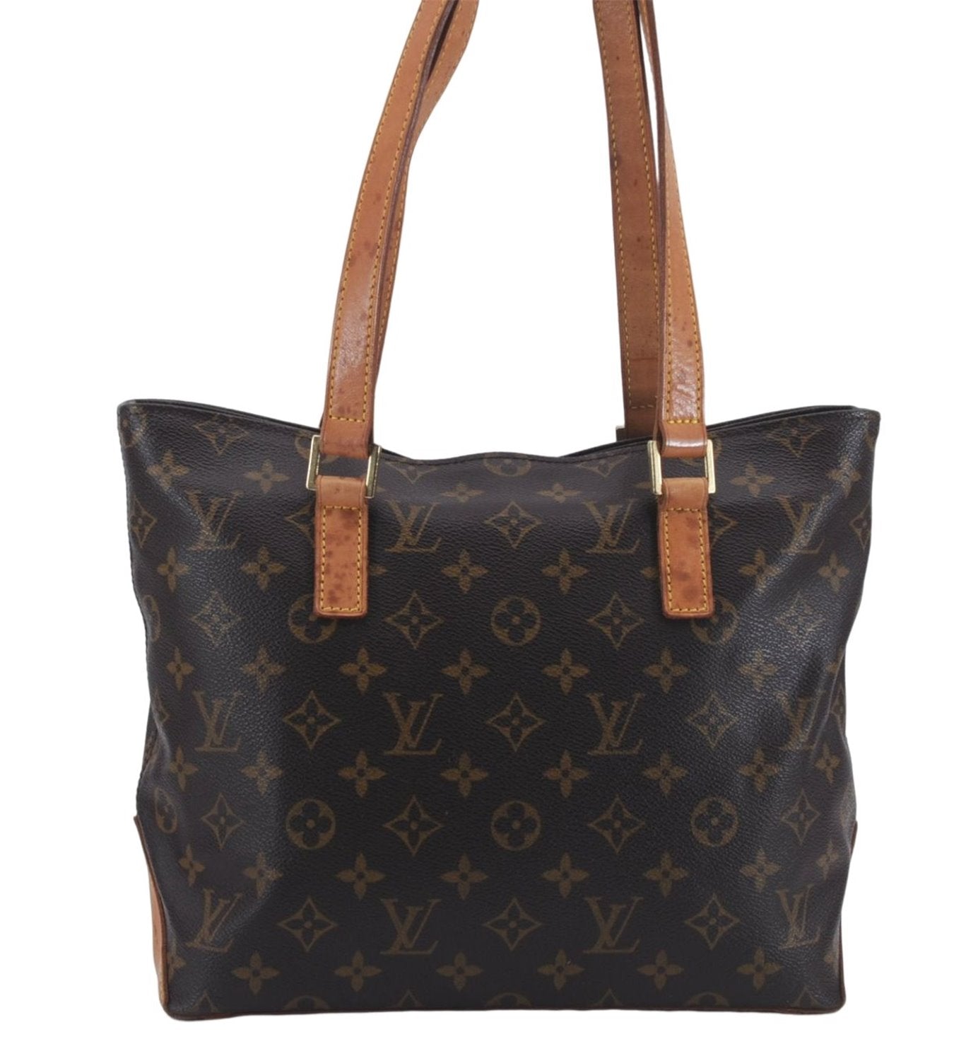 Authentic Louis Vuitton Monogram Cabas Piano Tote Bag M51148 LV 7421D
