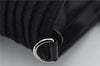 Authentic GUCCI Bamboo Tote Hand Bag Nylon Leather Black 7422C