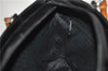 Authentic GUCCI Bamboo Tote Hand Bag Nylon Leather Black 7422C