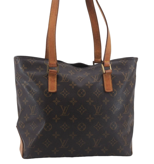 Authentic Louis Vuitton Monogram Cabas Piano Tote Bag M51148 LV 7423D
