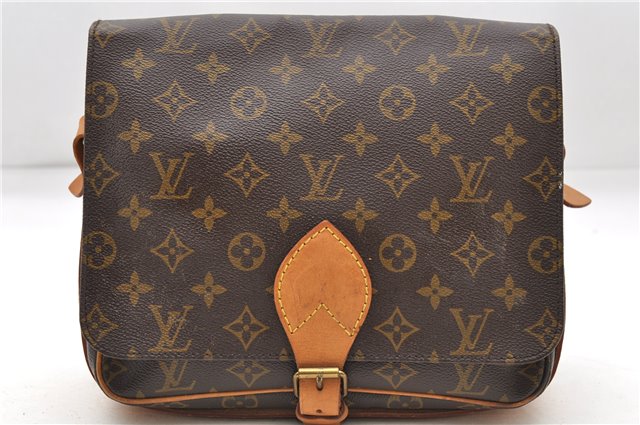 Auth Louis Vuitton Monogram Cartouchiere GM Shoulder Cross Bag M51252 LV 7424D