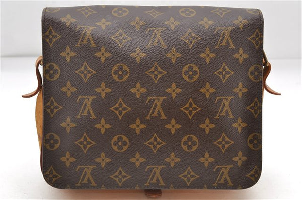 Auth Louis Vuitton Monogram Cartouchiere GM Shoulder Cross Bag M51252 LV 7424D
