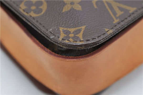 Auth Louis Vuitton Monogram Cartouchiere GM Shoulder Cross Bag M51252 LV 7424D