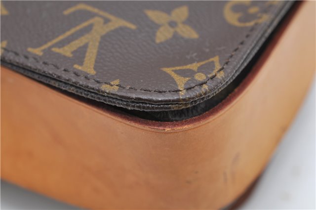 Auth Louis Vuitton Monogram Cartouchiere GM Shoulder Cross Bag M51252 LV 7424D