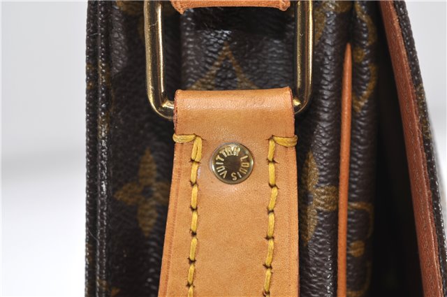 Auth Louis Vuitton Monogram Cartouchiere GM Shoulder Cross Bag M51252 LV 7424D