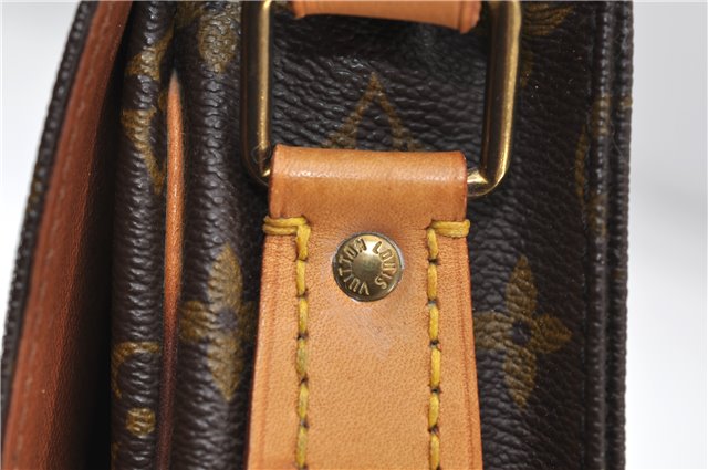 Auth Louis Vuitton Monogram Cartouchiere GM Shoulder Cross Bag M51252 LV 7424D