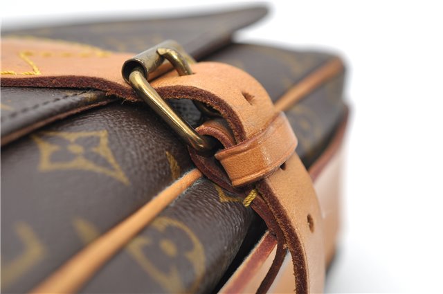 Auth Louis Vuitton Monogram Cartouchiere GM Shoulder Cross Bag M51252 LV 7424D