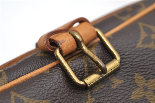 Auth Louis Vuitton Monogram Cartouchiere GM Shoulder Cross Bag M51252 LV 7424D