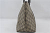 Authentic GUCCI Shoulder Tote Bag GG PVC Leather 114595 Brown 7424E