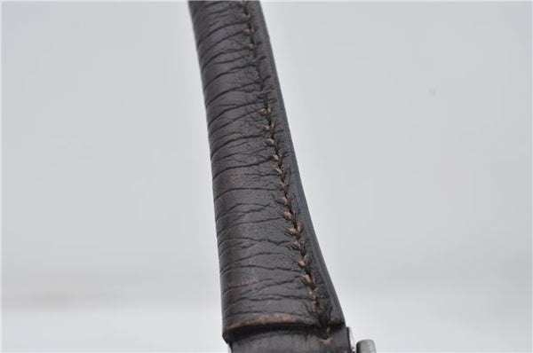 Authentic GUCCI Shoulder Tote Bag GG PVC Leather 114595 Brown 7424E