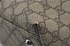 Authentic GUCCI Shoulder Tote Bag GG PVC Leather 114595 Brown 7424E