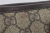 Authentic GUCCI Shoulder Tote Bag GG PVC Leather 114595 Brown 7424E