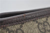 Authentic GUCCI Shoulder Tote Bag GG PVC Leather 114595 Brown 7424E