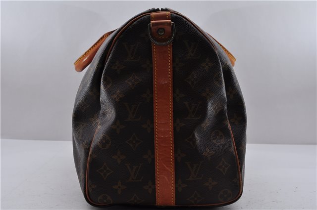 Auth Louis Vuitton Monogram Keepall Bandouliere 45 Boston Bag M41418 LV 7426D