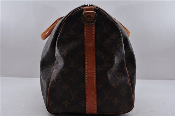 Auth Louis Vuitton Monogram Keepall Bandouliere 45 Boston Bag M41418 LV 7426D