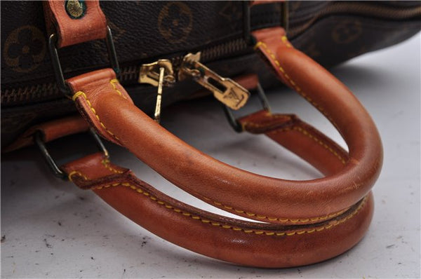 Auth Louis Vuitton Monogram Keepall Bandouliere 45 Boston Bag M41418 LV 7426D