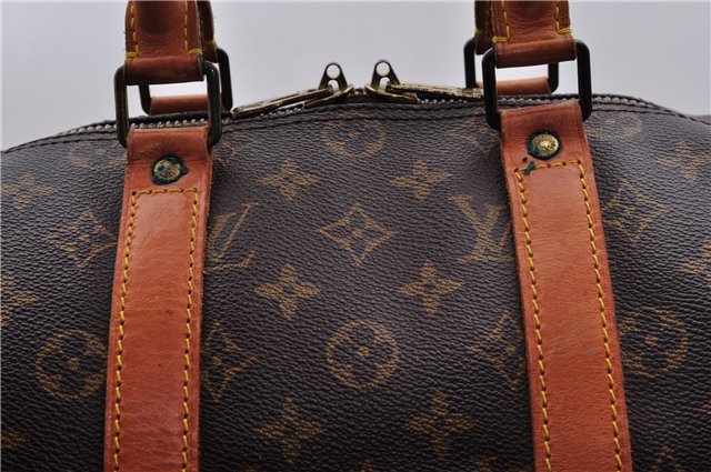 Auth Louis Vuitton Monogram Keepall Bandouliere 45 Boston Bag M41418 LV 7426D