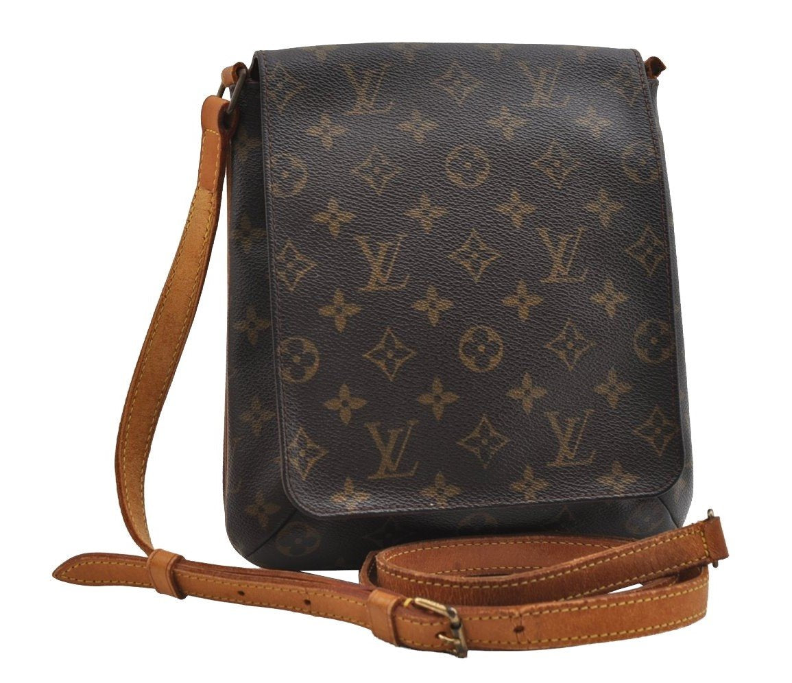 Auth Louis Vuitton Monogram Musette Salsa M51387 Long Shoulder Bag Junk 7426I