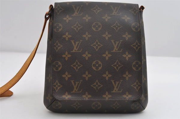 Auth Louis Vuitton Monogram Musette Salsa M51387 Long Shoulder Bag Junk 7426I