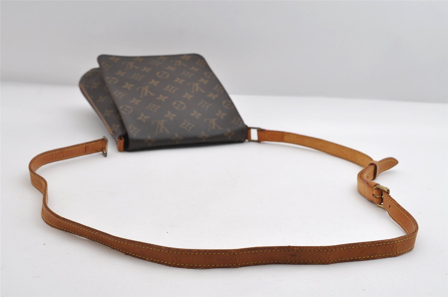 Auth Louis Vuitton Monogram Musette Salsa M51387 Long Shoulder Bag Junk 7426I