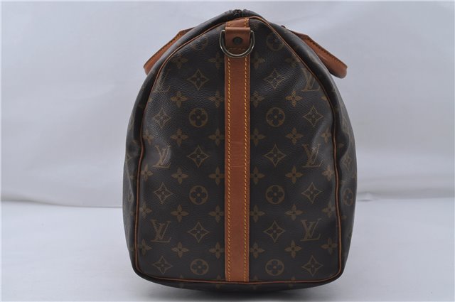 Auth Louis Vuitton Monogram Keepall Bandouliere 50 Boston Bag M41416 LV 7427D