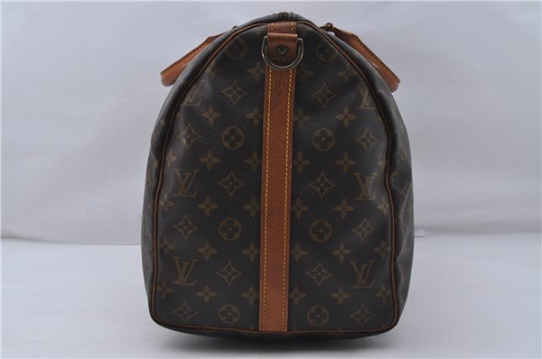 Auth Louis Vuitton Monogram Keepall Bandouliere 50 Boston Bag M41416 LV 7427D