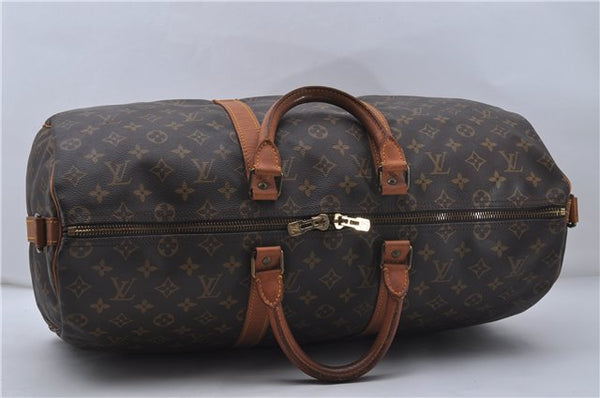 Auth Louis Vuitton Monogram Keepall Bandouliere 50 Boston Bag M41416 LV 7427D