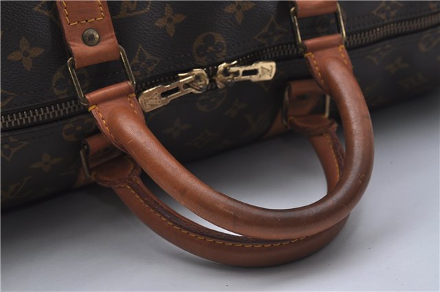 Auth Louis Vuitton Monogram Keepall Bandouliere 50 Boston Bag M41416 LV 7427D