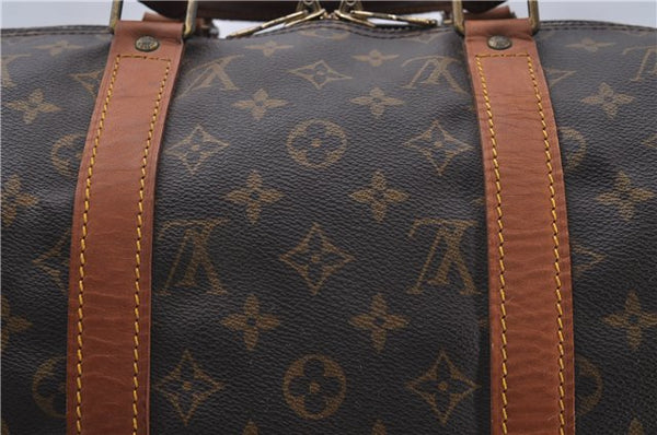 Auth Louis Vuitton Monogram Keepall Bandouliere 50 Boston Bag M41416 LV 7427D
