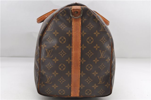 Auth Louis Vuitton Monogram Keepall Bandouliere 50 Boston Bag M41416 LV 7428D