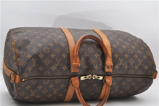 Auth Louis Vuitton Monogram Keepall Bandouliere 50 Boston Bag M41416 LV 7428D
