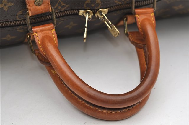 Auth Louis Vuitton Monogram Keepall Bandouliere 50 Boston Bag M41416 LV 7428D