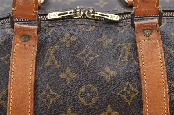 Auth Louis Vuitton Monogram Keepall Bandouliere 50 Boston Bag M41416 LV 7428D