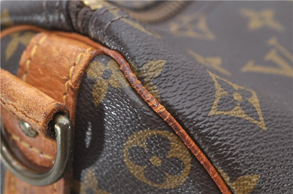 Auth Louis Vuitton Monogram Keepall Bandouliere 50 Boston Bag M41416 LV 7428D