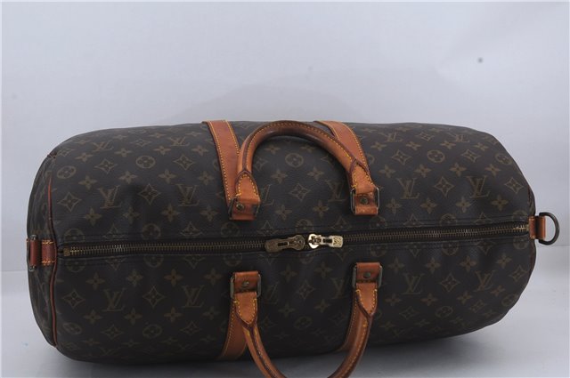 Auth Louis Vuitton Monogram Keepall Bandouliere 50 Boston Bag M41416 LV 7429D