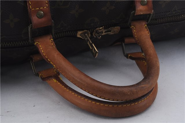Auth Louis Vuitton Monogram Keepall Bandouliere 50 Boston Bag M41416 LV 7429D