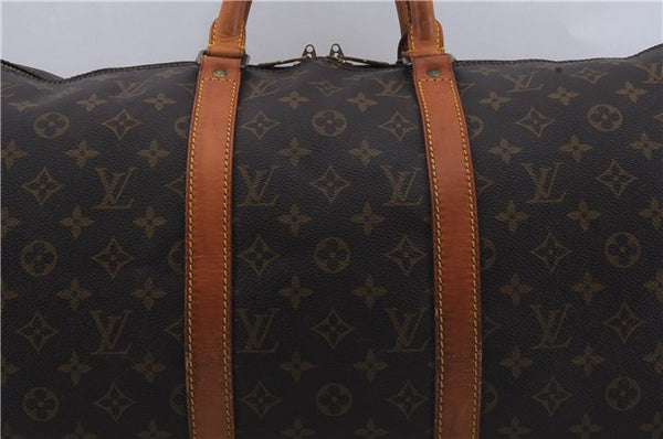 Auth Louis Vuitton Monogram Keepall Bandouliere 50 Boston Bag M41416 LV 7429D