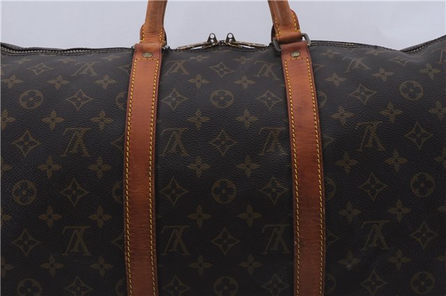 Auth Louis Vuitton Monogram Keepall Bandouliere 50 Boston Bag M41416 LV 7429D