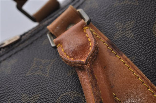 Auth Louis Vuitton Monogram Keepall Bandouliere 60 Boston Bag M41412 LV 7432D